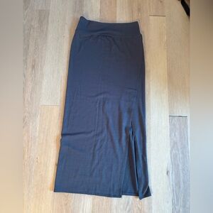 Wilfred Charcoal Maxi Skirt